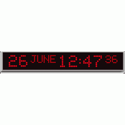 4510N.05.R.S.PoE Цифровые часы-календарь