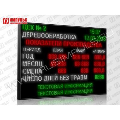 Светодиодный промышленный экран Импульс-900-224x160xP6-ETN